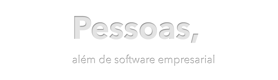 Pessoas, além de software empresarial